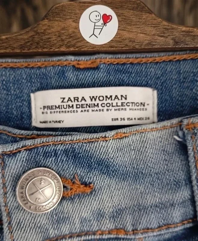 Original Vaquero de Zara talla 36 con uso – photo 3